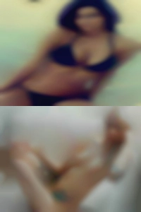 Couple..or naked woman dominant type.