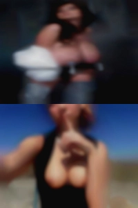 Sucking swinging married tits.